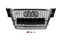Audi A4 B8 2007-2015 Grila fata cu inscriptie Quattro RS-style (2007-2011, neagra) foto 1