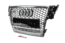 Audi A4 B8 2007-2015 Grila fata cu inscriptie Quattro RS-style (2007-2011, neagra) foto 2