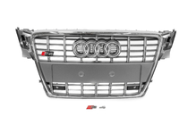 Audi A4 B8 2007-2015 Grila fata RS-Style (2007-2011, gri cu crom) foto 1