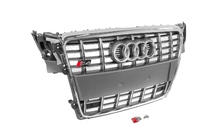 Audi A4 B8 2007-2015 Grila fata RS-Style (2007-2011, gri cu crom) foto 3