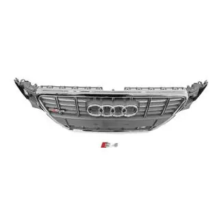 Grila fata RS-Style (2007-2011, gri cu crom) Audi A4 B8 2007-2015 foto 4