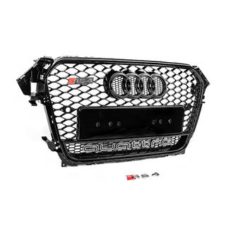 Grila fata RS-style neagra cu inscriptie Quattro (2012-2015) foto 2