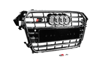 Audi A4 B8 2007-2015 Grila fata S-Style (2012-2015, neagra cu crom) foto 3