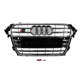 Grila fata S-Style (2012-2015, neagra cu crom) foto 1
