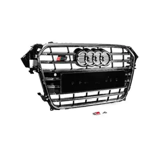 Grila fata S-Style (2012-2015, neagra cu crom) foto 3