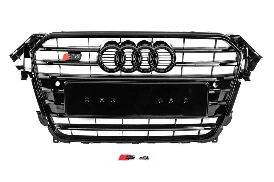 Audi A4 B8 2007-2015 Grila Fata Neagra S-Style (2012-2015) Image