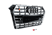 Audi A4 B9 2015-2024 Grila fata S-style (2015-2019, crom+negru) foto 3