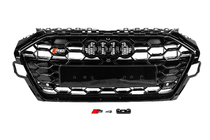 Audi A4 B9 2015-2024 Grila fata S-style (2019-2024, neagra) foto 1