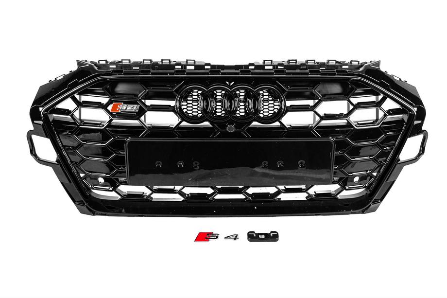 Audi A4 B9 2015-2024 Grila fata S-style (2019-2024, neagra) Image