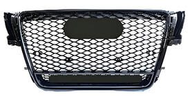 Audi A5 2007-2015 Grila Fata RS-Style cu Inscription Quattro (2007-2011, negru) foto 1