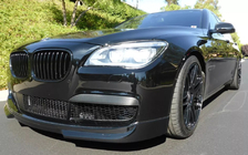 BMW 7 Series F01/F02 2008-2015 Grila Rinichi 1 Bara (Negru Lucios) foto 3