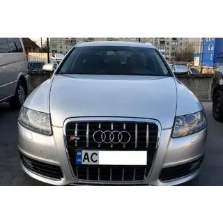 Grila fata S-Style (neagra cu crom) foto 1