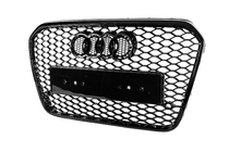 Audi A6 C7 2011-2017 Grila fata neagra RS-style (2011-2014) foto 6