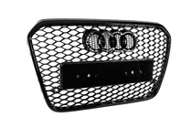 Audi A6 C7 2011-2017 Grila fata neagra RS-style (2011-2014) foto 7