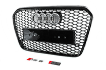 Audi A6 C7 2011-2017 Grila fata neagra RS-style (2011-2014) foto 3