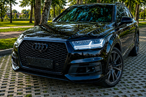 Audi Q7 2015–2026 Grila fata stil RSQ7 (2015-2019, neagra) foto 4