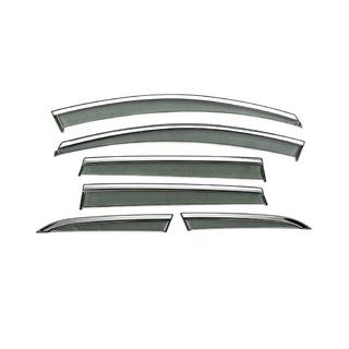 Deflectoare geamuri cu ornament cromat Niken Luxury (6 buc) Volvo XC60 2009-2017 foto 3