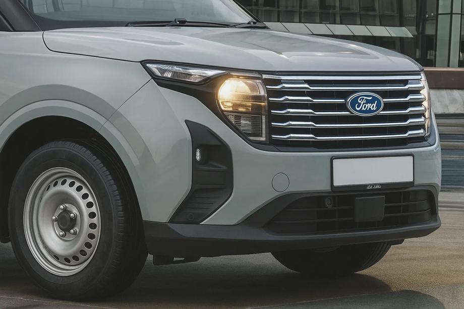 Ford Courier 2023- Capace Grila Cromate (Otel Inoxidabil) Image
