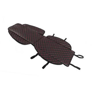 Husa scaun ECO (1 buc, Neagra cu cusatura rosie) foto 2