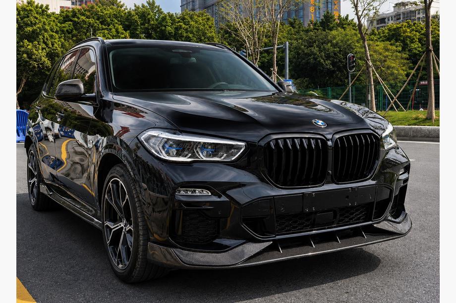 BMW X5 G05 2019–2026 Front lip Paradigm V-1 (2018-2022, carbon natural) Foto 1
