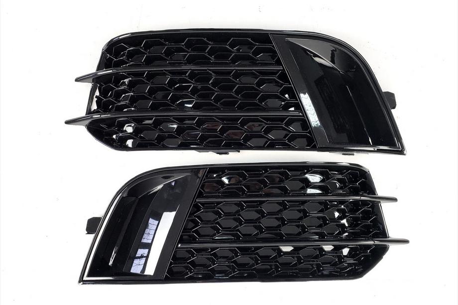 Audi A1 2010-2018 Grile proiectoare ceata RS-Style (2010-2014, 2 buc, Negru) Image