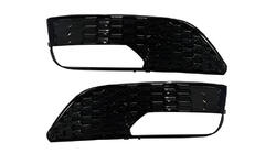 Audi A3 2012-2020 Grile proiectoare ceata RS-Style V-2 (2012-2016, 2 buc, Negru) foto 3