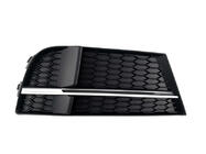 Audi A3 2012-2020 Grile proiectoare ceata S-Style V-2 (2016-2020, 2 buc, Negru) foto 2