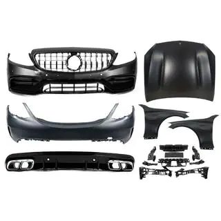 Kit caroserie cu capota si aripi (C63 AMG) foto 1