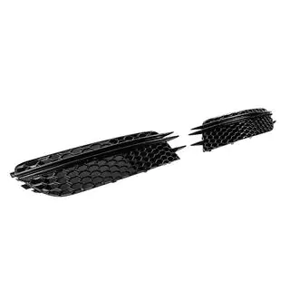 Grile proiectoare ceata RS-Style (Pentru Base, 2011-2014, 2 buc., Negru) Audi A6 C7 2011-2017 foto 3