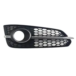 Grile proiectoare ceata cu proiectoare (2014-2018, 2 buc, Negru cu Gri) Audi A8 2010-2018 foto 3