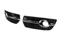 Audi Q5 2008-2017 Grile proiectoare ceata RS-Style (2008-2012, 2 buc, negru cu crom) foto 2
