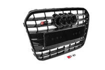Audi A6 C7 2011-2017 Grila fata neagra cu rama neagra S-Style (2011-2014) foto 2