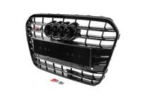Audi A6 C7 2011-2017 Grila fata neagra cu rama neagra S-Style (2011-2014) foto 3