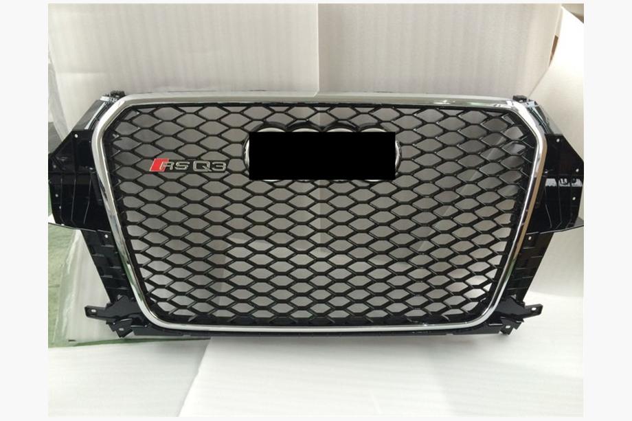 Audi Q3 2011-2019 Grila fata RSQ-Style (2011-2015, neagra cu crom) Image