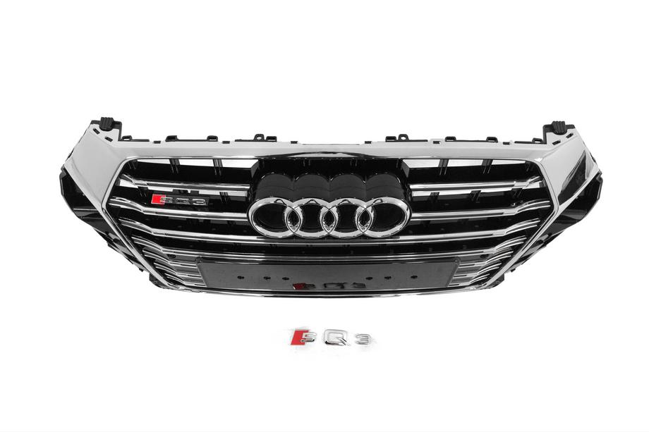 Audi Q3 2011-2019 Grila Fata RSQ-Style (2015-2019, neagra cu crom) Foto 4
