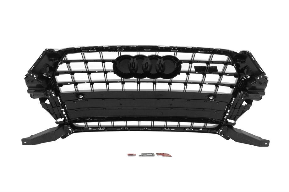 Audi Q3 2011-2019 Grila Fata RSQ-Style (2015-2019, neagra cu crom) Foto 5