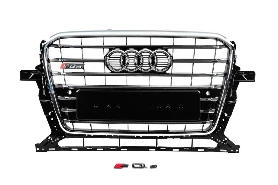 Audi Q5 2008-2017 Grila fata SQ-Style (2012-2017, neagra cu crom) Image