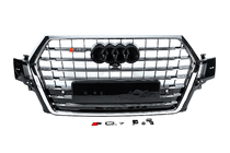 Audi Q7 2015–2026 Grila fata SQ7-Style (2015-2019, neagra cu crom) foto 1
