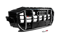 Audi Q8 2018- Grila Fata SQ-Style (2018-2023, neagra cu crom) foto 3