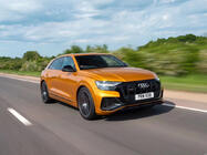 Audi Q8 2018- Grila fata SQ-Style (2018-2023, neagra) foto 7