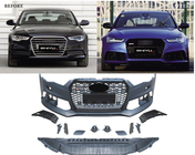 Audi A6 C7 2011-2017 Bara fata cu grila neagra RS6-Style (2011-2014) foto 2