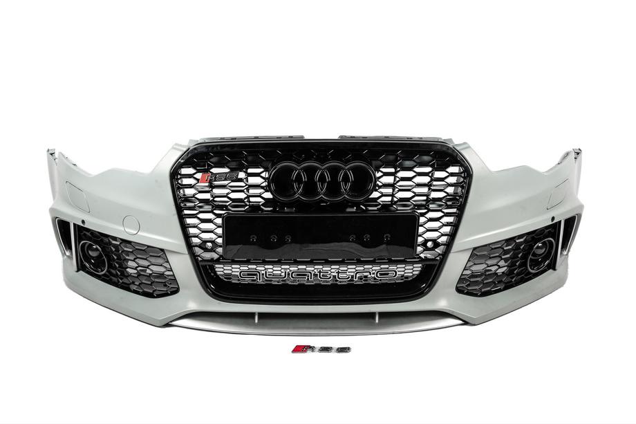 Audi A6 C7 2011-2017 Bara fata cu grila neagra RS6-Style (2011-2014) Image