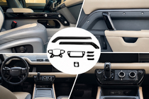 Land Rover Defender 2019- Capace interioare negre foto 1