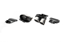 Audi A6 C8 2018–2025 Difuzor spate cu terminații evacuare S-Style Silver (pentru S / S-Line) foto 9