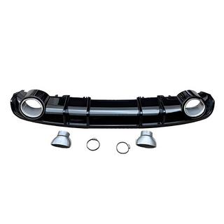 Difuzor spate S-Style (2015-2019, negru mat) Audi A4 B9 2015-2024