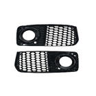 Audi A5 2007-2015 Grile proiectoare ceata RS-Style (pentru S-Line, 2007-2011, 2 buc, Negru) foto 2
