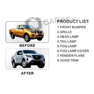 Kit upgrade Facelift la 2021 (pentru 2015-2020) Nissan Navara/NP300 2016- foto 3