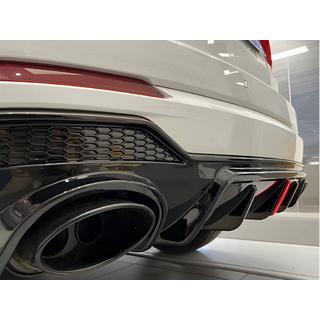 Difuzor Spate cu Tipsuri Evacuare QRS-Style Audi Q3 2019–2025 foto 1
