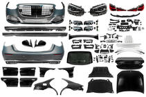 Mercedes S-class W221 2005-2013 Kit restyling catre W223 Maybach (cu manere usi si insertii) foto 1