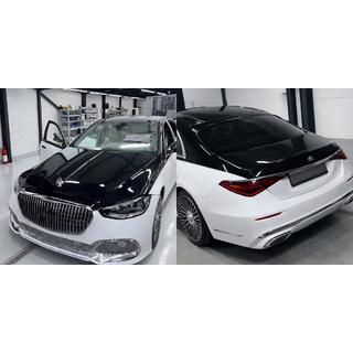 Kit restyling catre W223 Maybach (cu manere usi si insertii) foto 2
